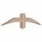 Ekena Millwork Bellingham Smooth Timber Gable Bracket, Douglas Fir, 48"W x 10"H x 3 1/2"D x 3 1/2"F, 5/12 Pitch GBW048X10X0404BEL00SDF - alternate 2